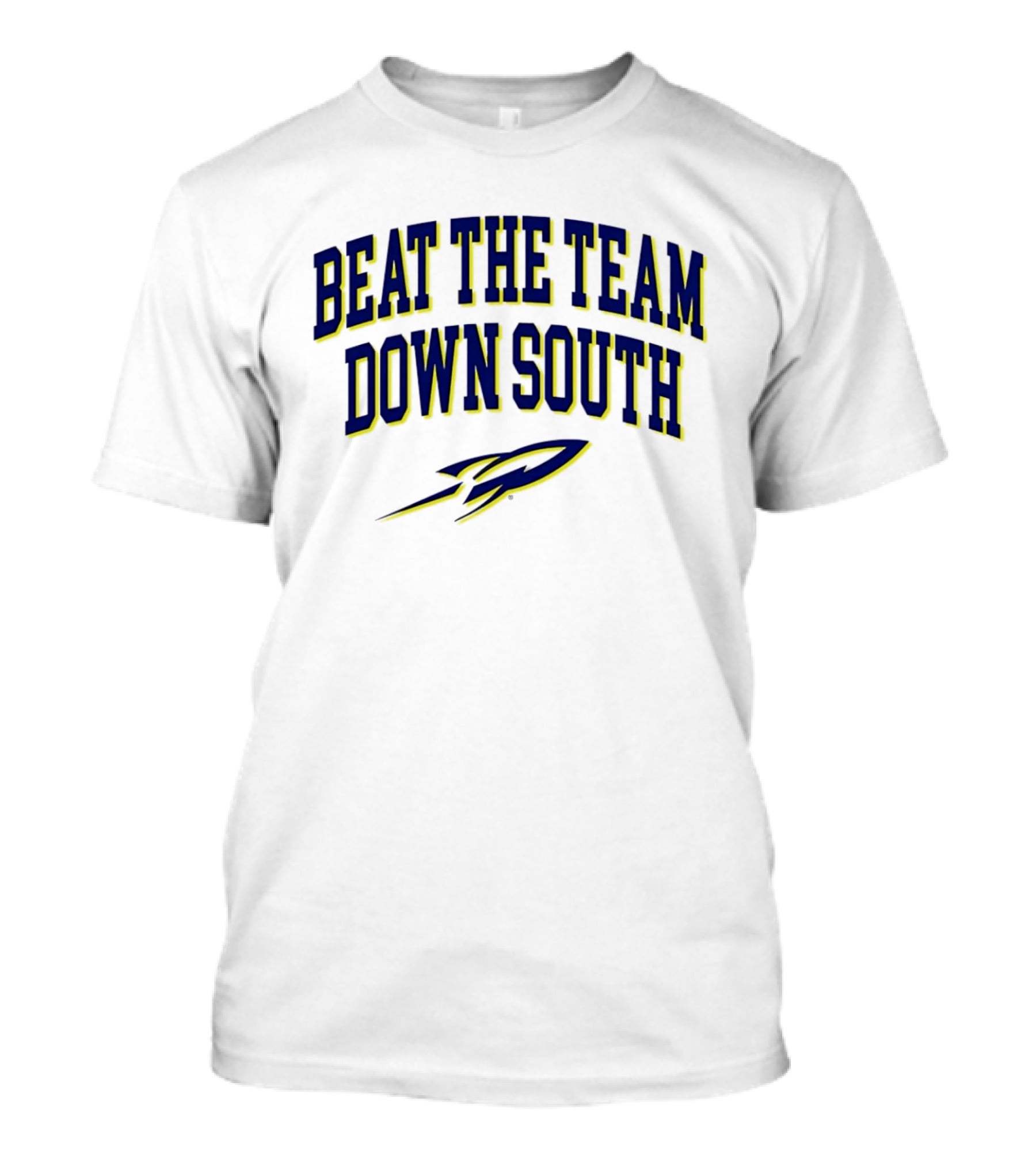 Beat The Team Down South College Football Rocket T-Shirt