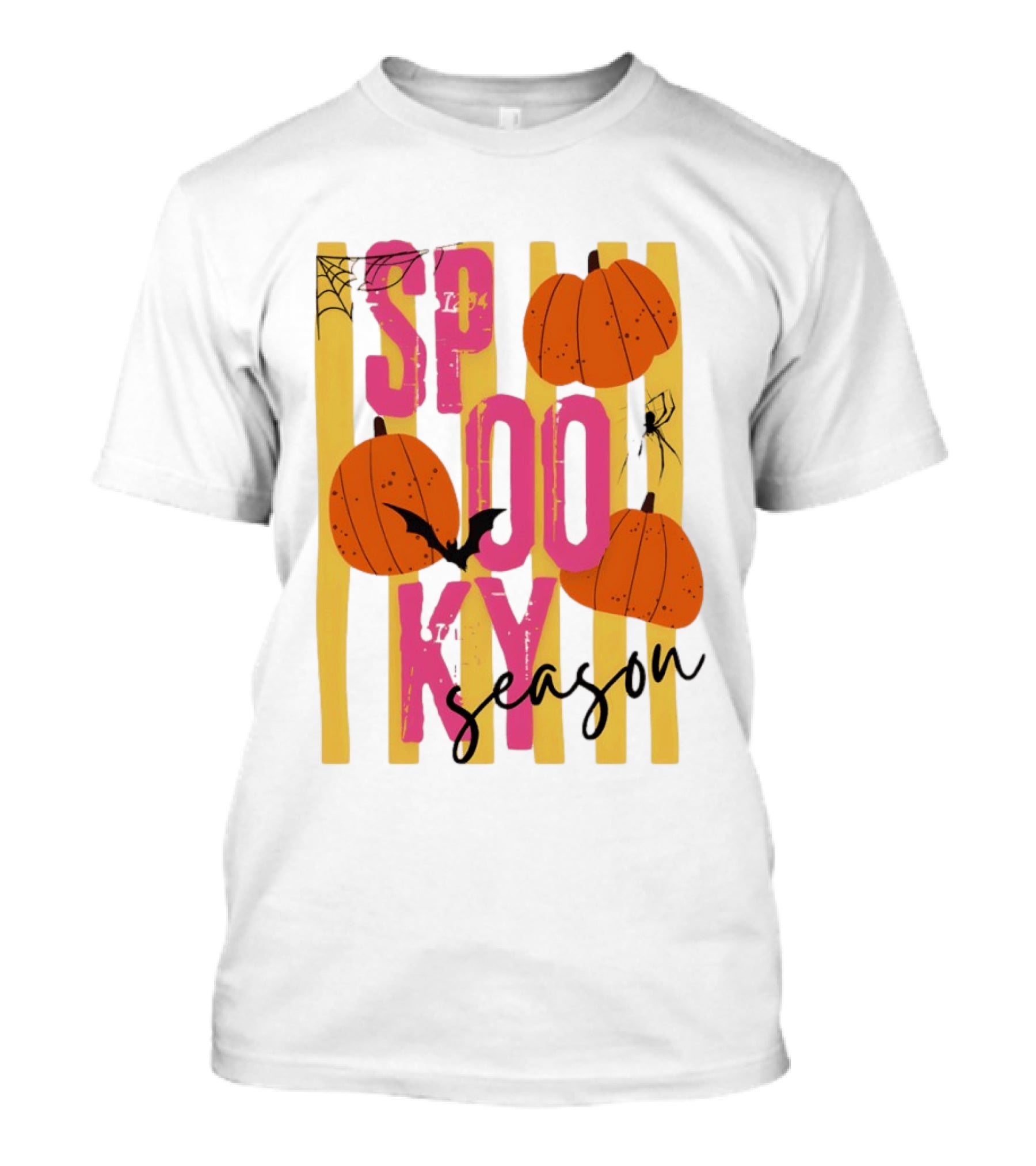 Spooky Season Pumpkins Bats Spiders Halloween 2026 T-Shirt