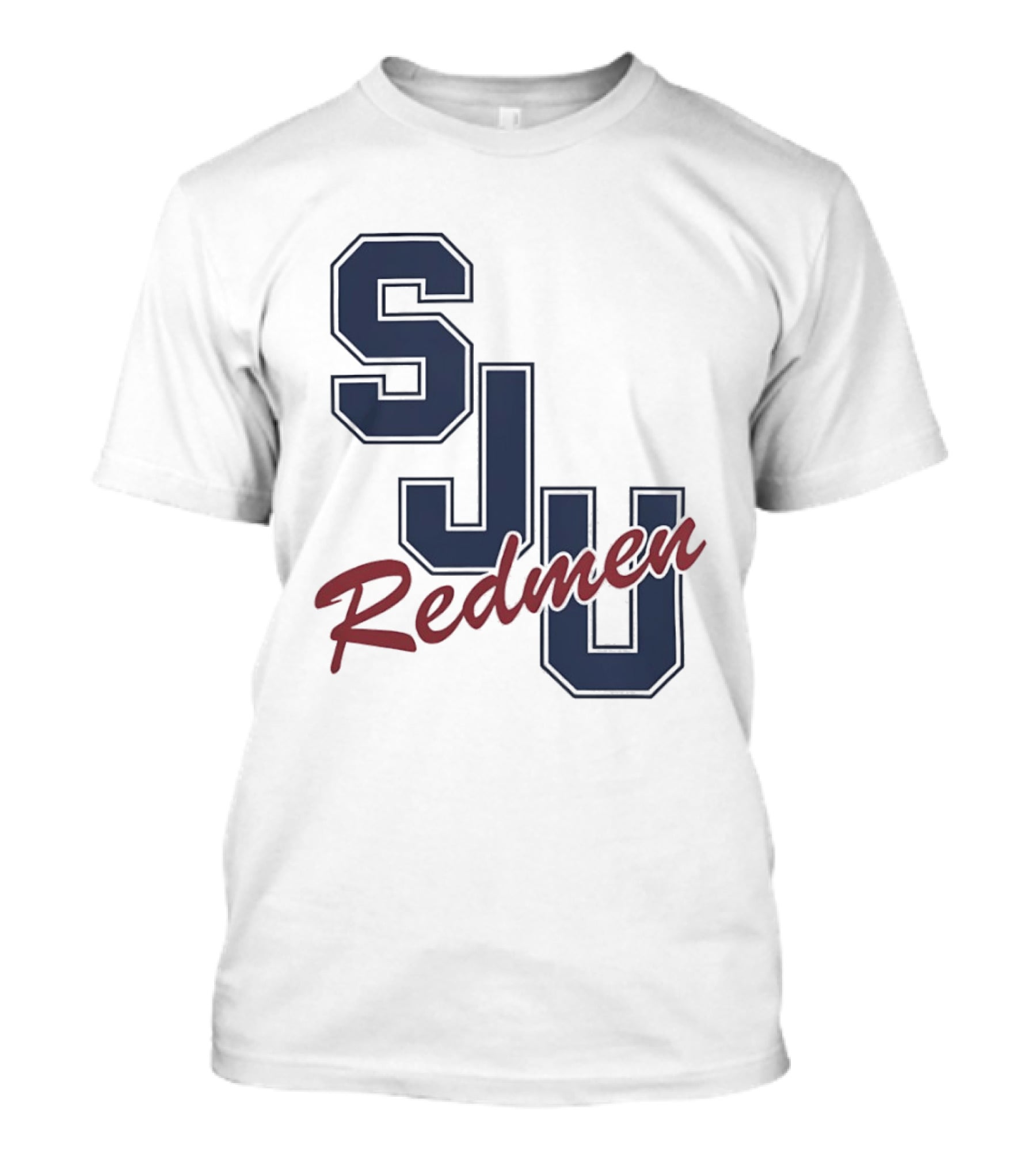 SJU Redmen Saint Johns University Vintage College Sports Memorabilia T-Shirt