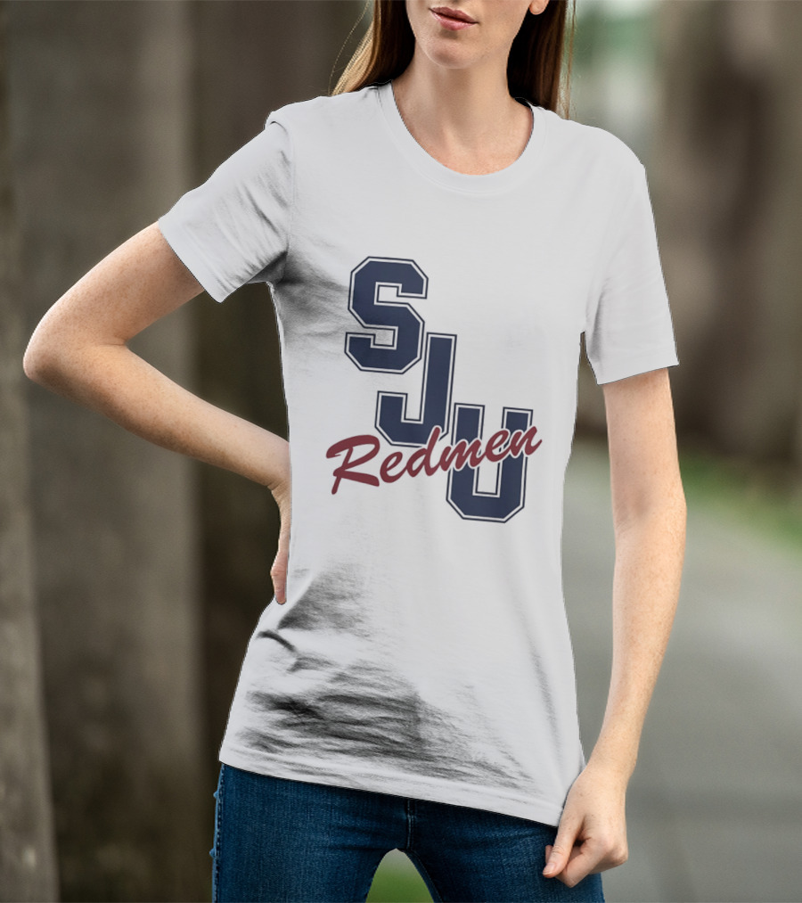 SJU Redmen Saint Johns University Vintage College Sports Memorabilia T-Shirt