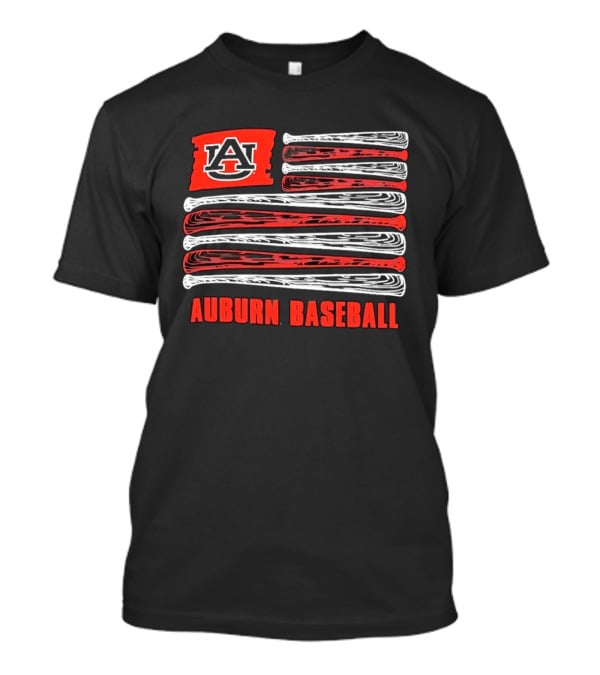 Auburn Tigers America's 250 Flag Baseball Team Spirit T-Shirt