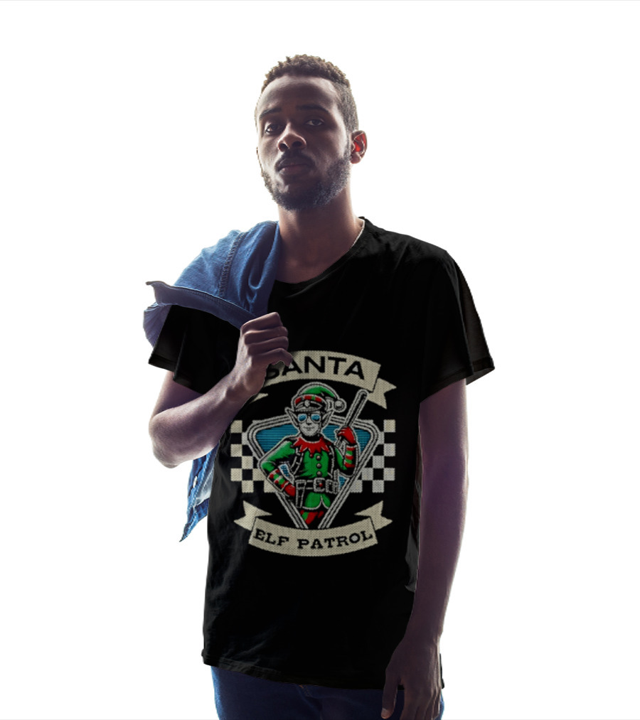 Santa Elf Patrol Festive Fun Christmas Adventure T-Shirt