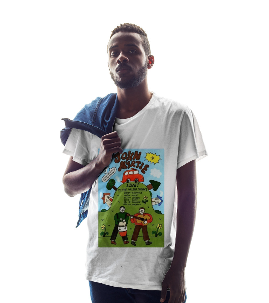 John Myrtle Tour 2026 Live In Sheffield Leeds London Paris Toulouse Bordeaux T-Shirt