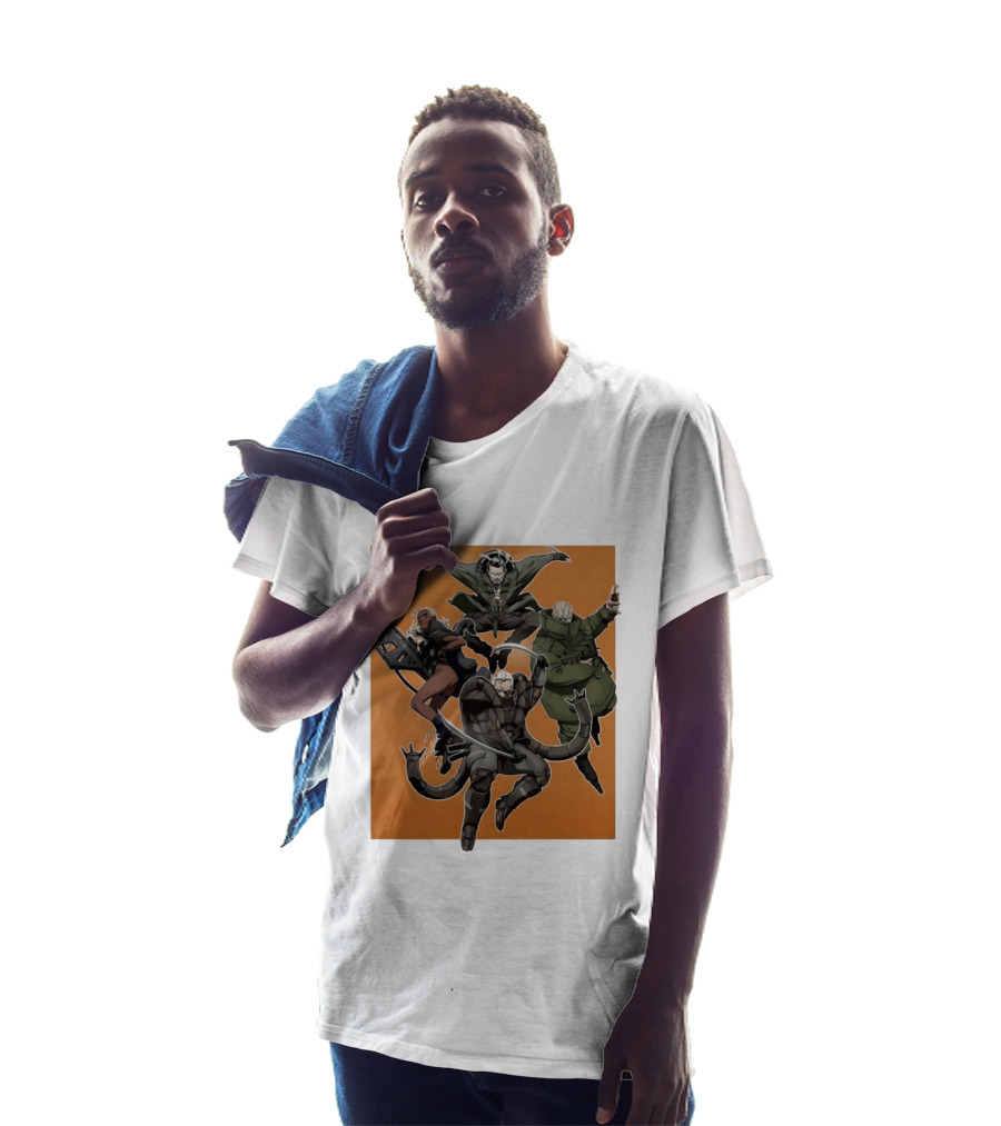 Metal Solid Hideo Kojima Characters T-Shirt
