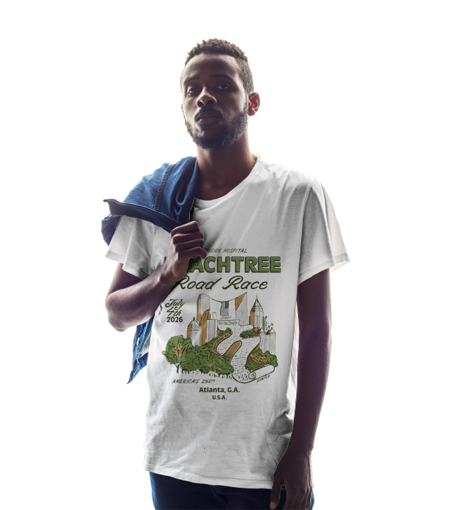 Northside Hospital Peachtree Road Race July 4 2026 America's 250th Atlanta GA USA T-Shirt