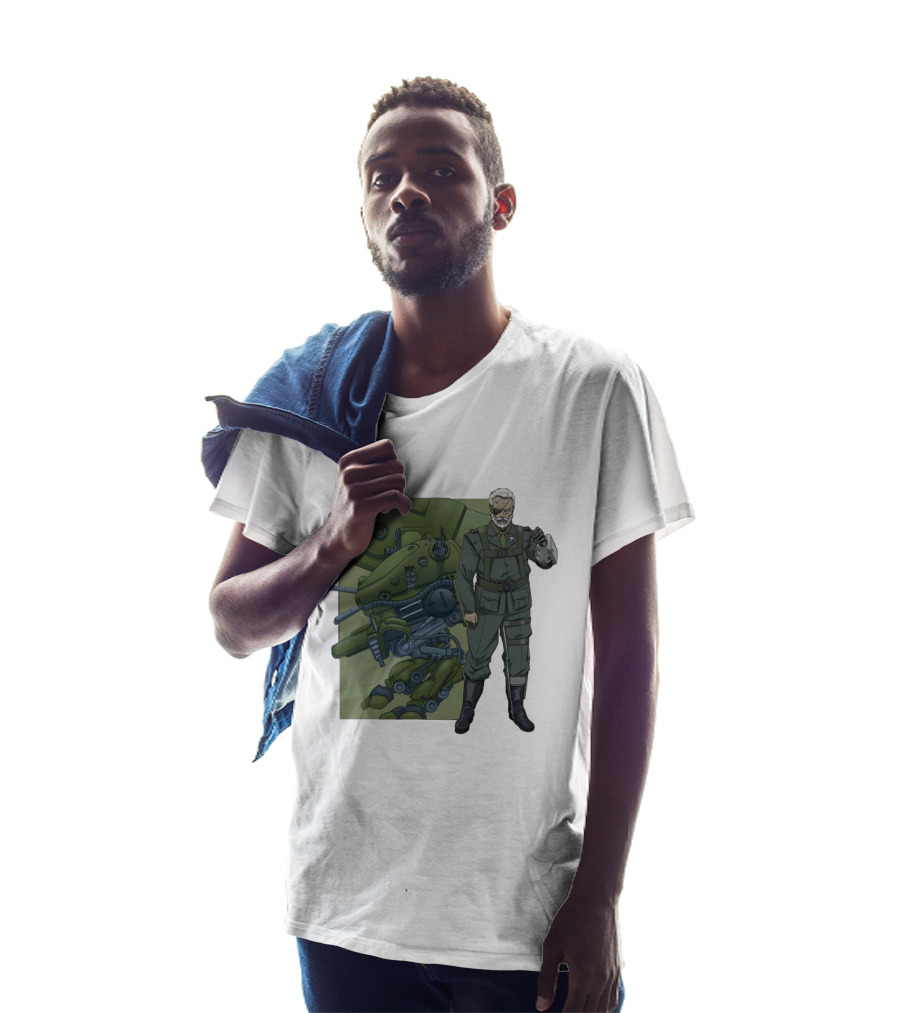 Big Boss Metal Gear Solid Character And Mech T-Shirt