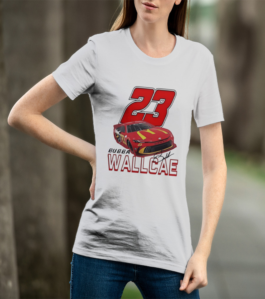Bubba Wallace 23 Car NASCAR 23XI Racing T-Shirt