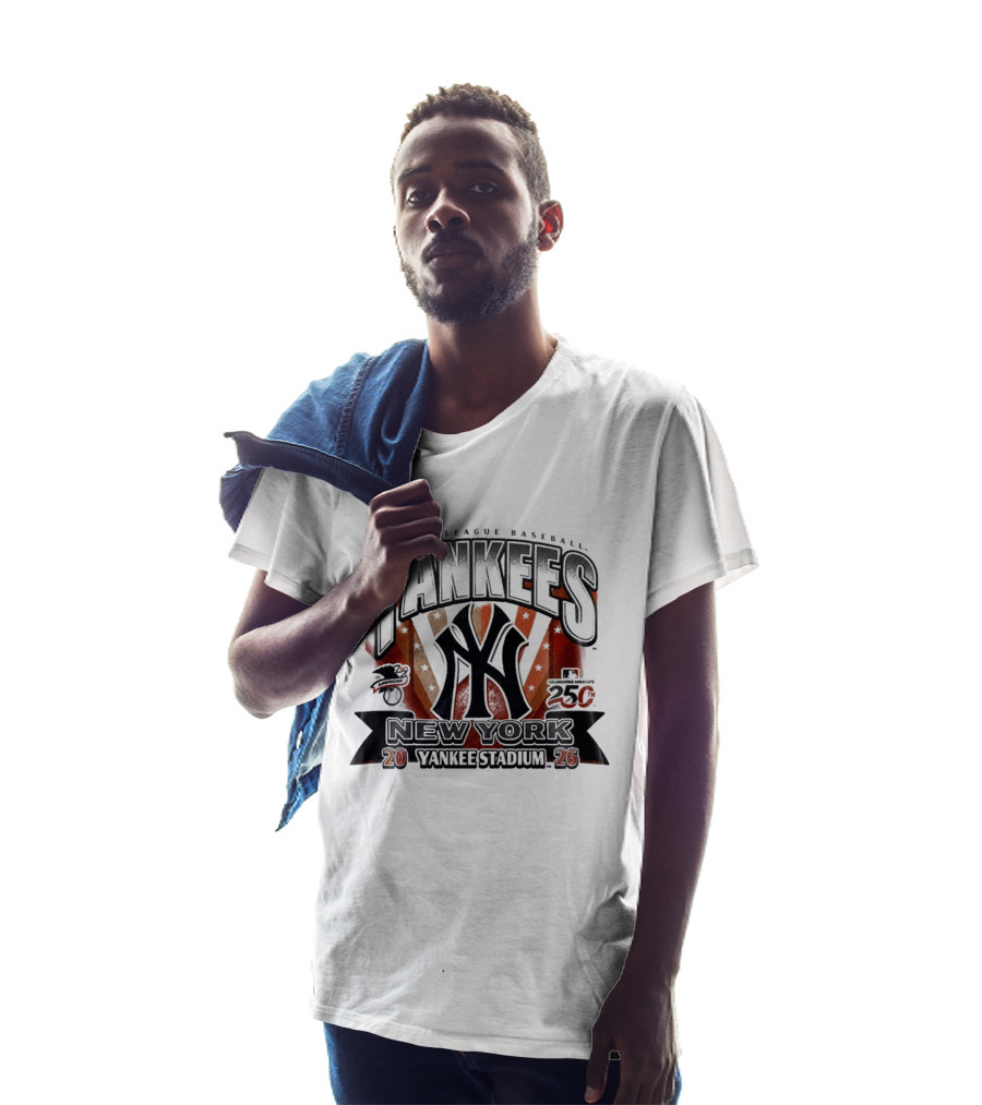 New York Yankees Major League Baseball Yankee Stadium 250th Anniversary 2026 T-Shirt