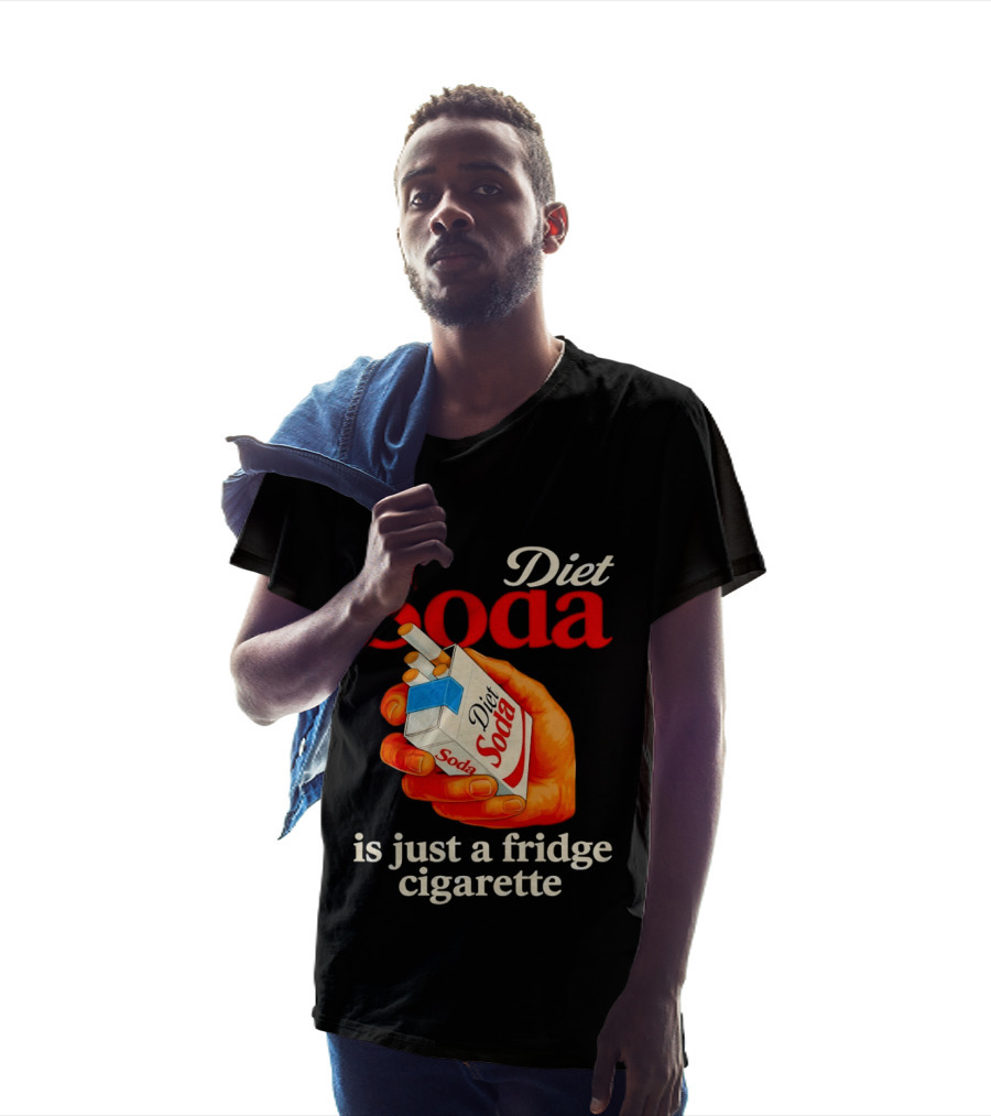 Diet Soda Is Just A Fridge Cigarette Hand Pack T-Shirt
