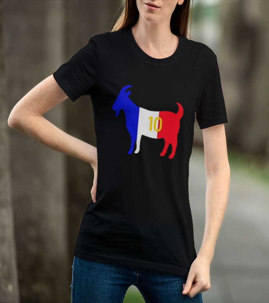 France Goat 10 Kylian Mbappe French Football Soccer Legend T-Shirt