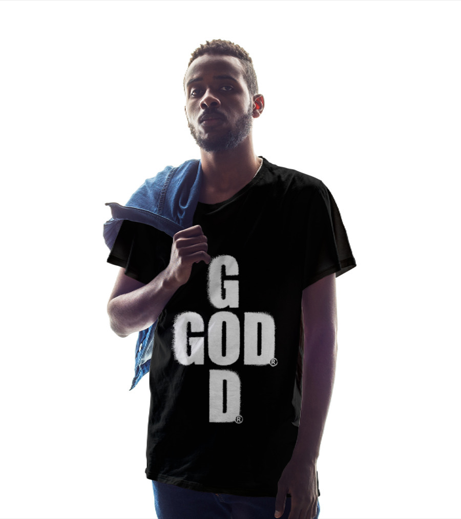 GOD Cross Christian Faith Minimalist Religious T-Shirt