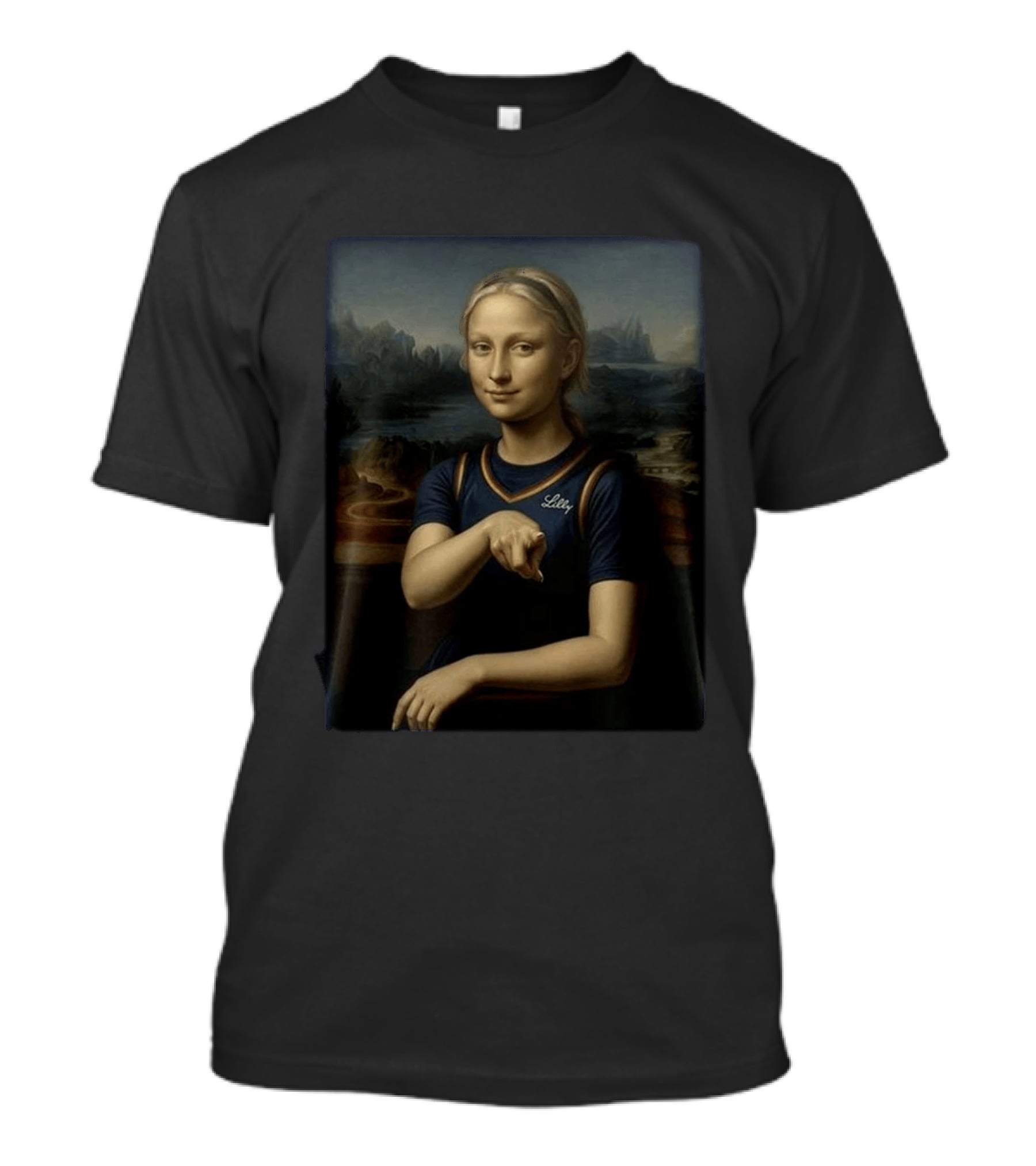 Lilly Indiana Fever 2026 Sophie Cunningham Mona Lisa Meme T-Shirt