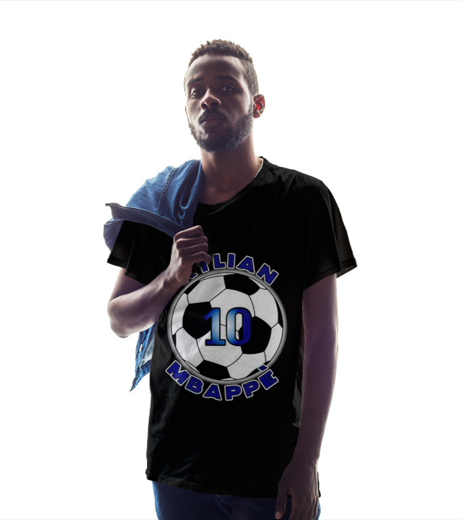 Kylian Mbappe 10 Soccer Ball France National Football Team T-Shirt