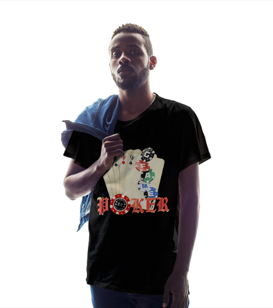 Casino Las Vegas Poker Cards And Chips GF Game T-Shirt