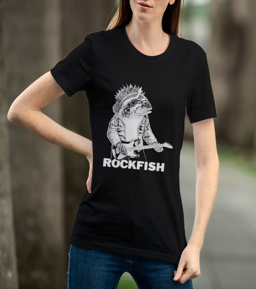 Rockfish Jacket Electric Guitar Performance T-Shirt