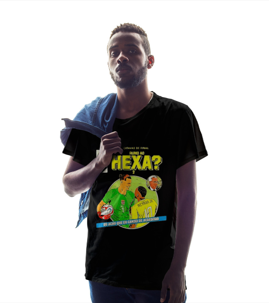 Olimpíadas De 2030 Rumo Ao Hexa Neymar Jr Erling Haaland Brasil Noruega T-Shirt