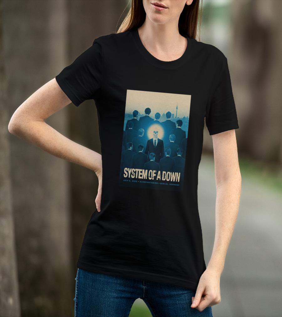 System Of A Down July 8 2026 Olympiastadion Berlin Germany T-Shirt