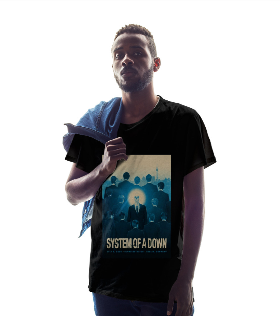 System Of A Down July 8 2026 Olympiastadion Berlin Germany T-Shirt