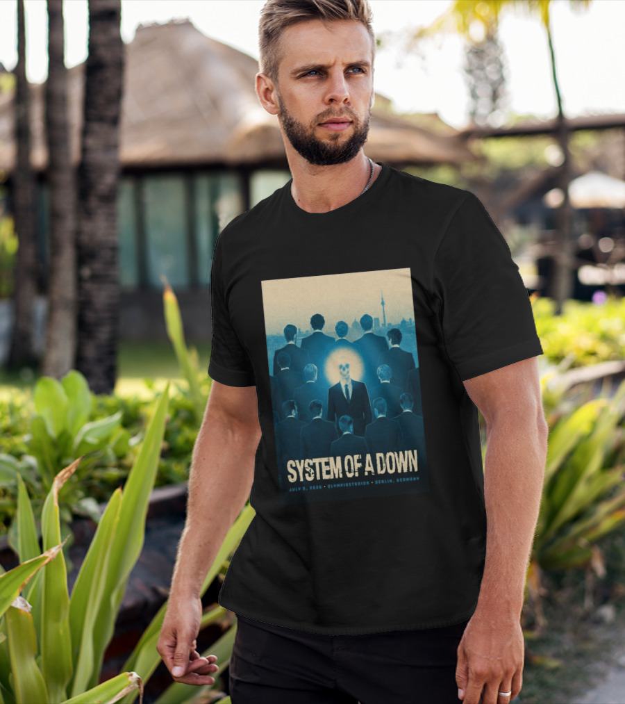 System Of A Down July 8 2026 Olympiastadion Berlin Germany T-Shirt