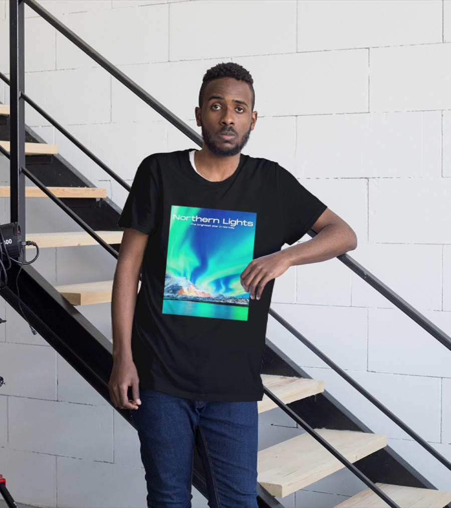Northern Lights The Brightest Star In Norway T-Shirt
