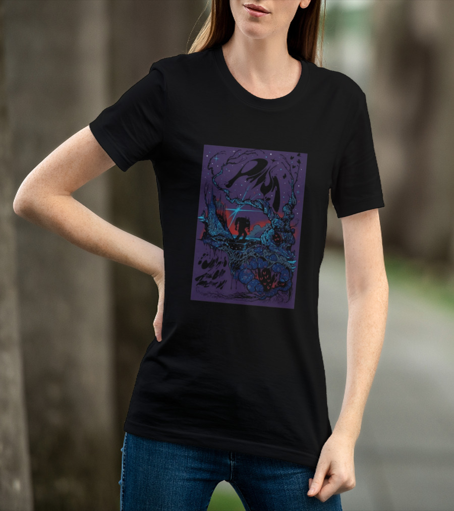 Phish Kohl Center Madison WI July 7 8 2026 Psychedelic Art With Celestial And Abstract Landscape T-Shirt