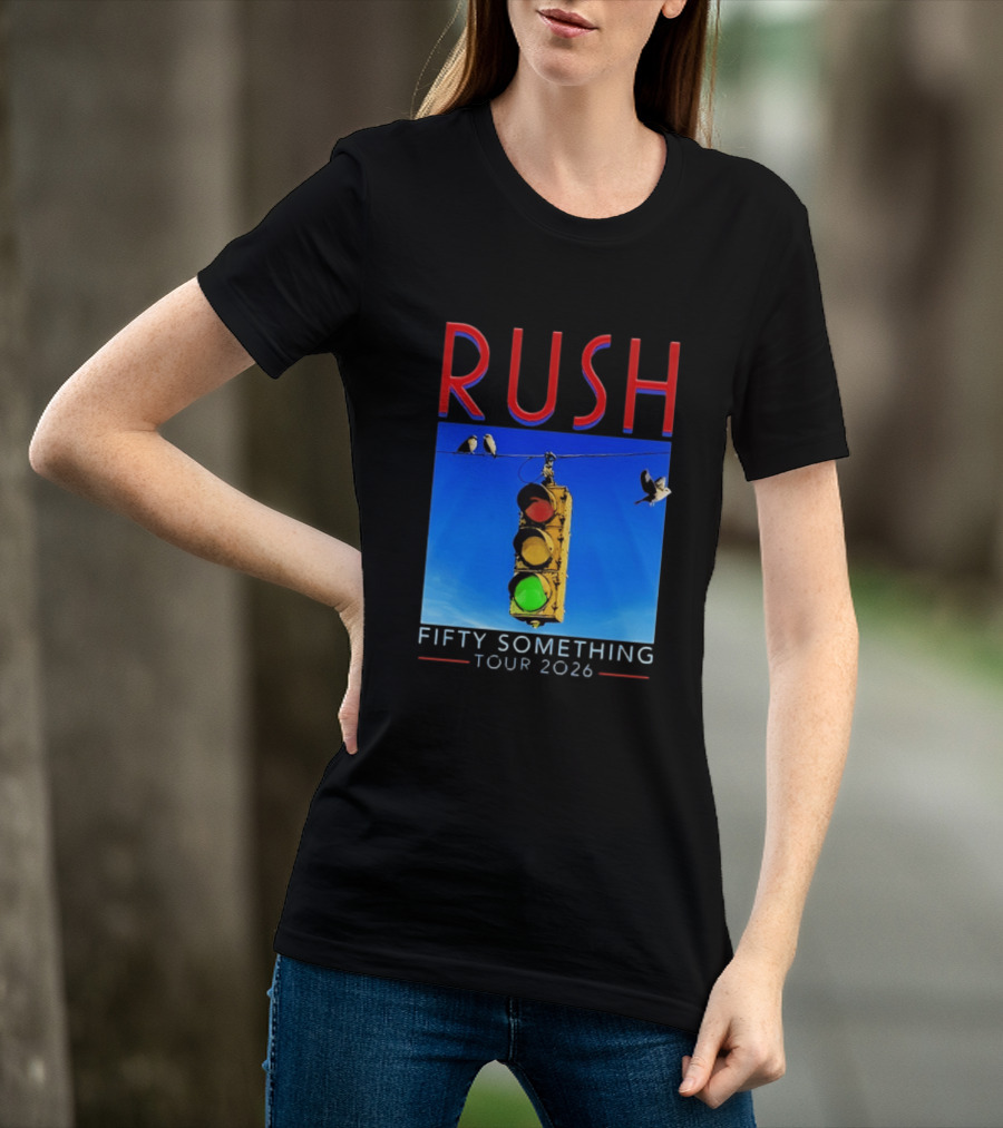 Rush Fifty Something Tour 2026 Traffic Light T-Shirt
