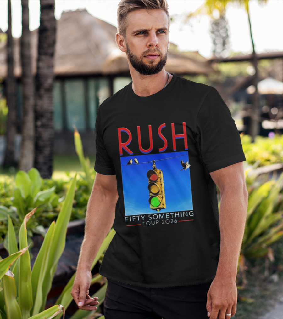 Rush Fifty Something Tour 2026 Traffic Light T-Shirt