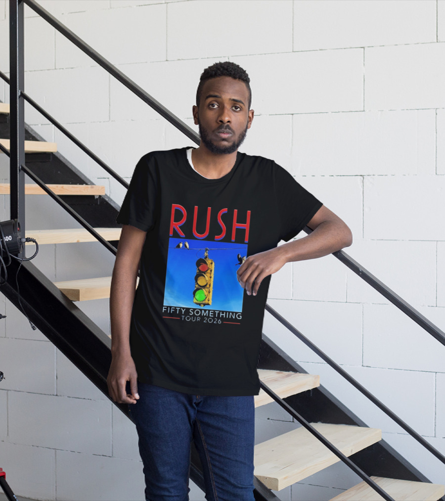 Rush Fifty Something Tour 2026 Traffic Light T-Shirt