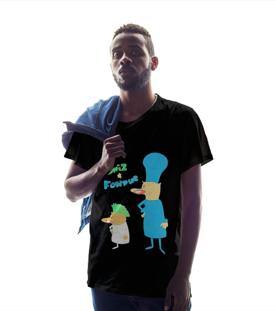 Sniz And Fondue Characters From Nickelodeon 90s Cartoon Series T-Shirt