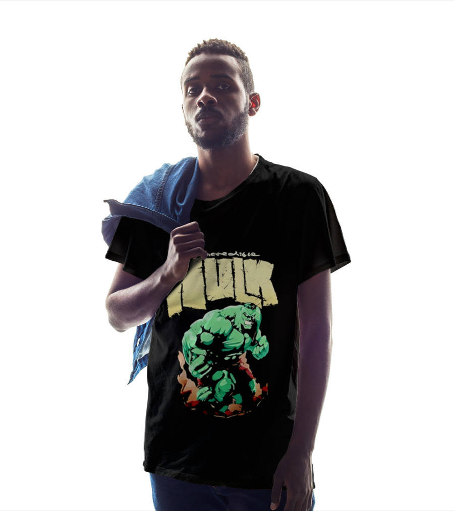 The Incredible Hulk Marvel Comic Retro Watercolor T-Shirt