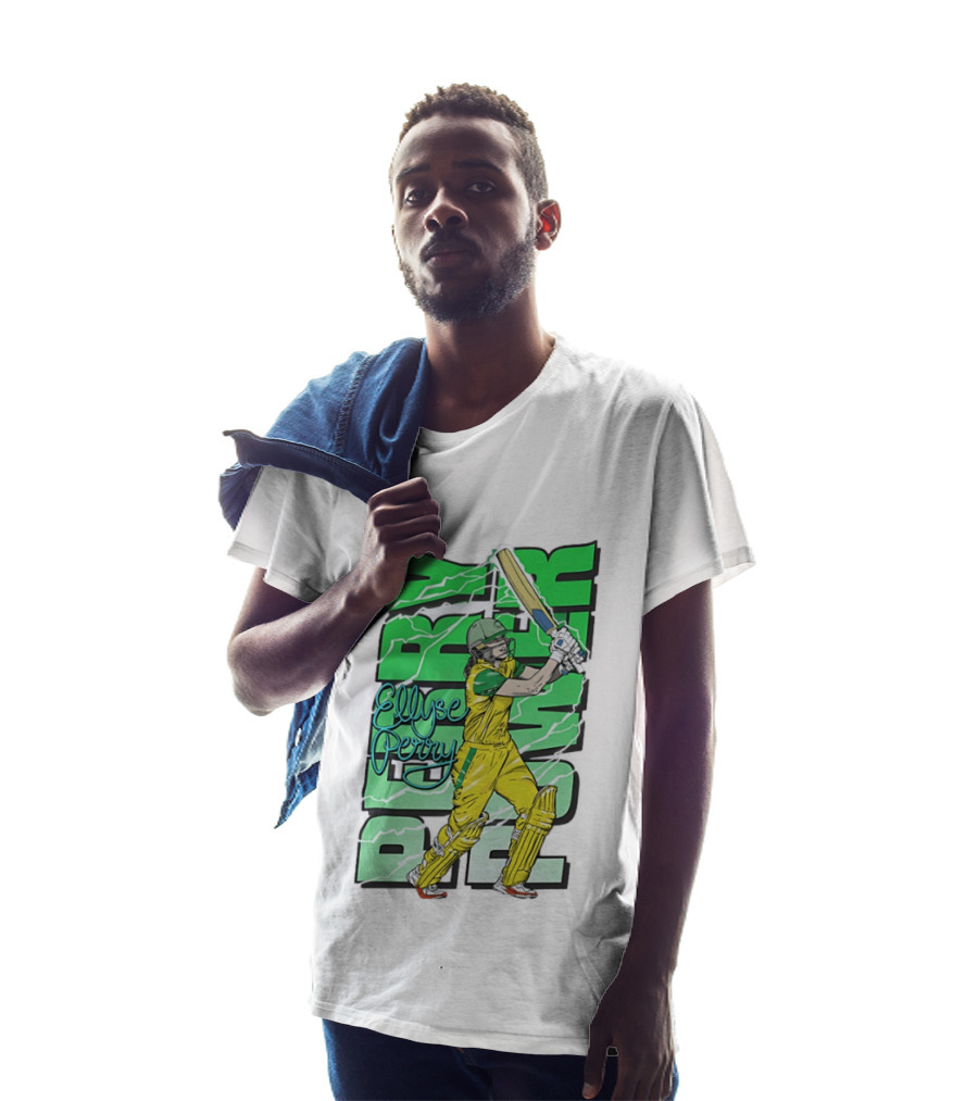 Ellyse Perry Australian Power Cricket Player Australia T-Shirt