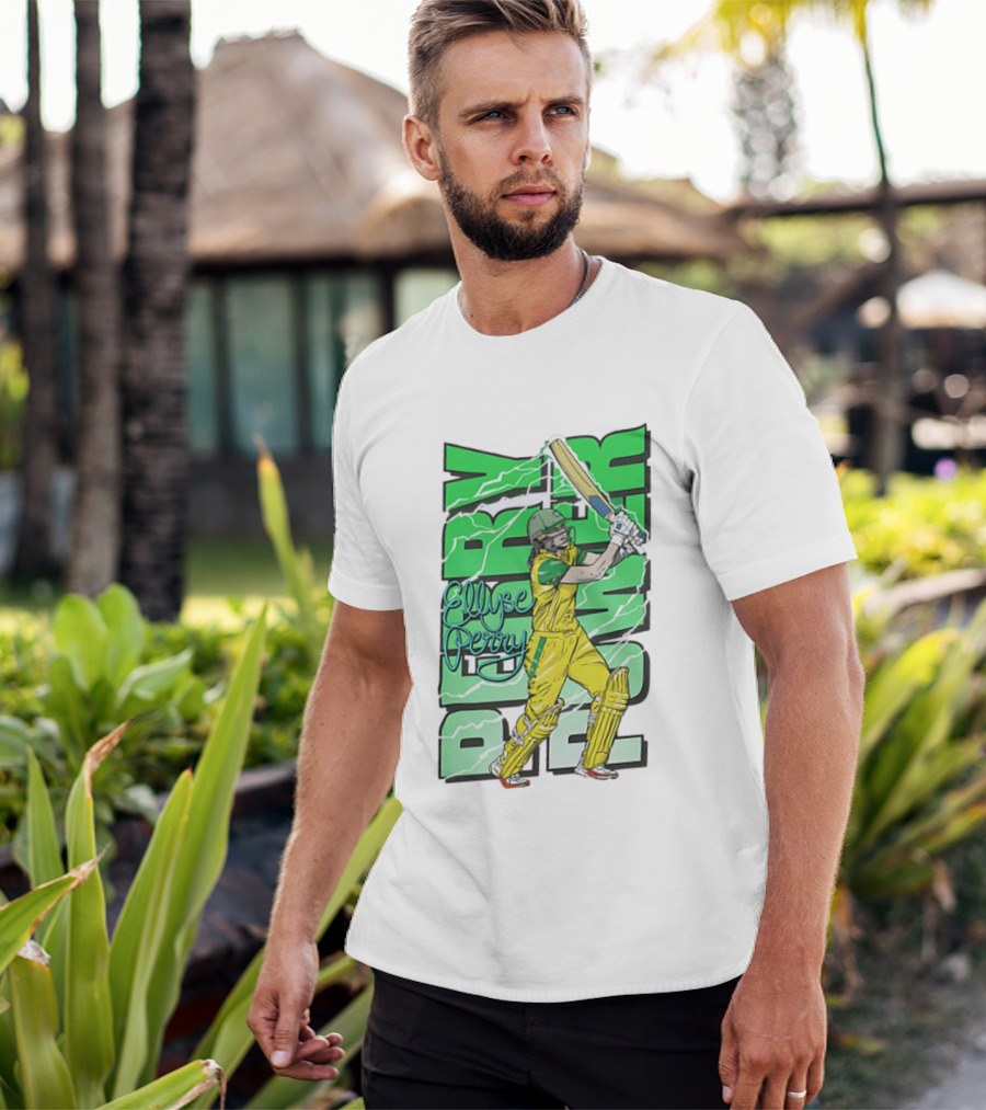 Ellyse Perry Australian Power Cricket Player Australia T-Shirt