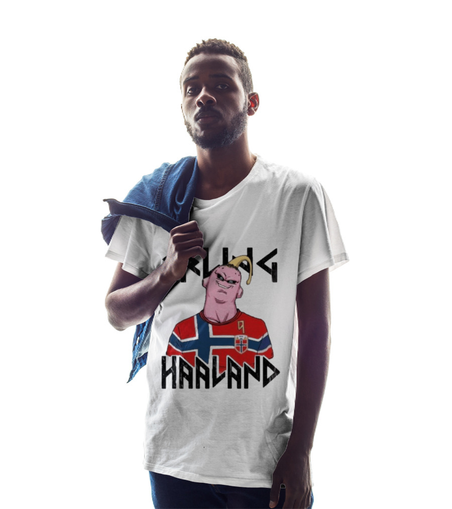 Erling Haaland Majin Buu Dragon Ball Norway Jersey Soccer T-Shirt