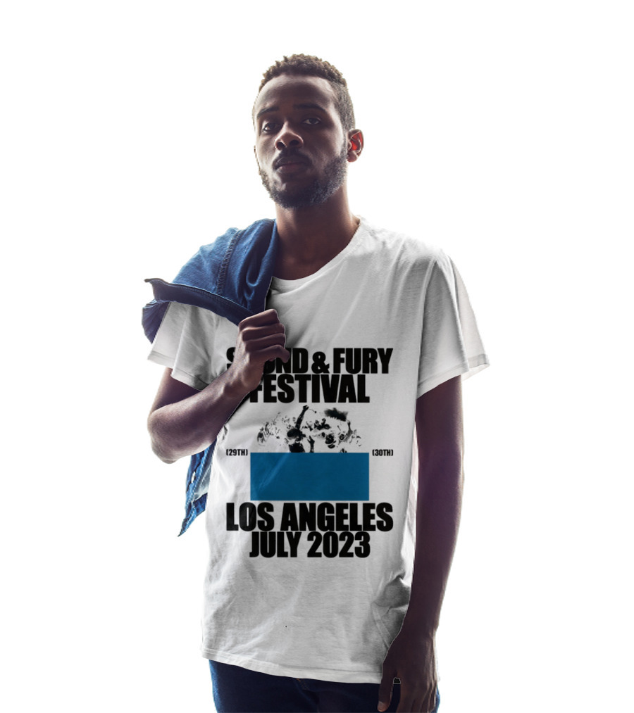 Sound And Fury Festival Los Angeles July 2023 Stage Dive Chaos Event Music Celebration T-Shirt