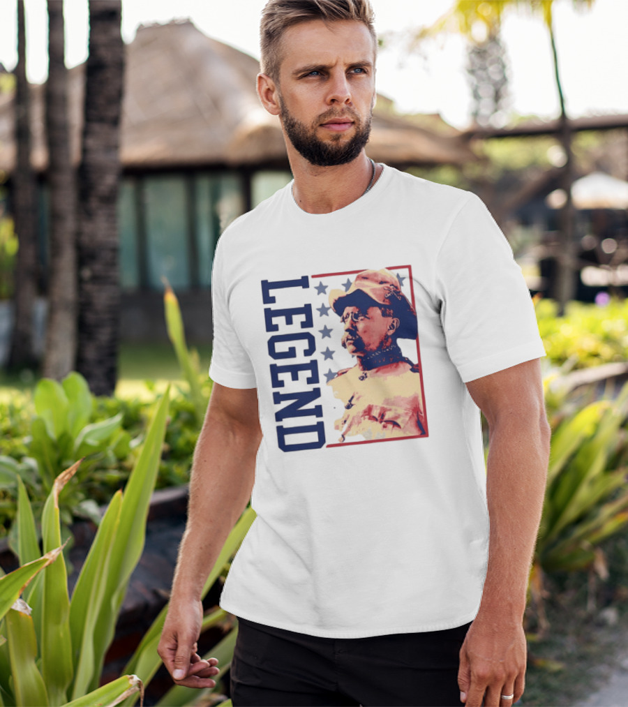 Legend Teddy Roosevelt Stars Iconic Figure T-Shirt