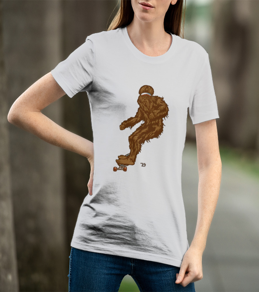 Ames Bros Skater Bigfoot Sasquatch Skateboard Legend T-Shirt