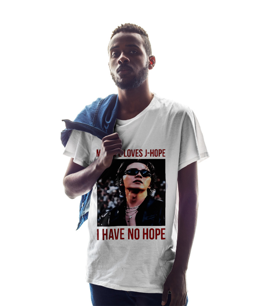 My Wife Loves J Hope I Have No Hope Fan Humor With Sunglasses Image T-Shirt