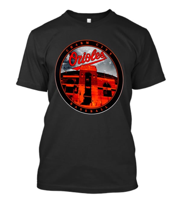 Charm City Orioles Baseball Oriole Park Camden Yards Home Plate Plaza T-Shirt