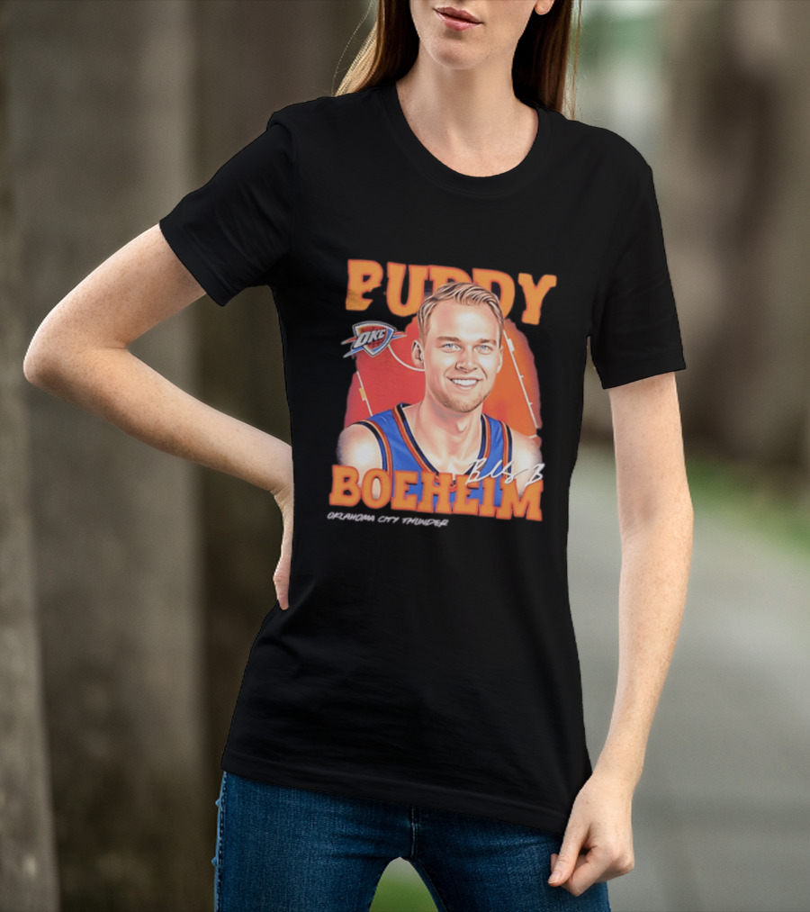 Buddy Boeheim Oklahoma City Thunder OKC Basketball BCS B Airbrush T-Shirt