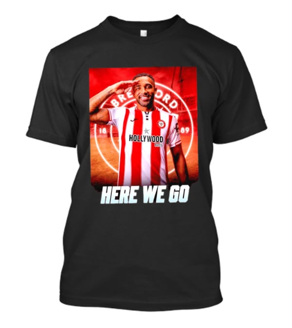 Brentford FC Callum Wilson Here We Go Hollywood Bets T-Shirt