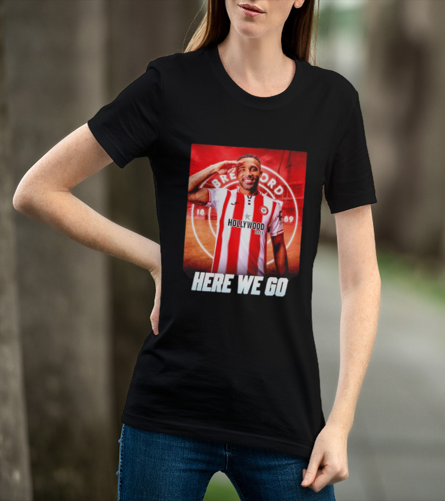 Brentford FC Callum Wilson Here We Go Hollywood Bets T-Shirt