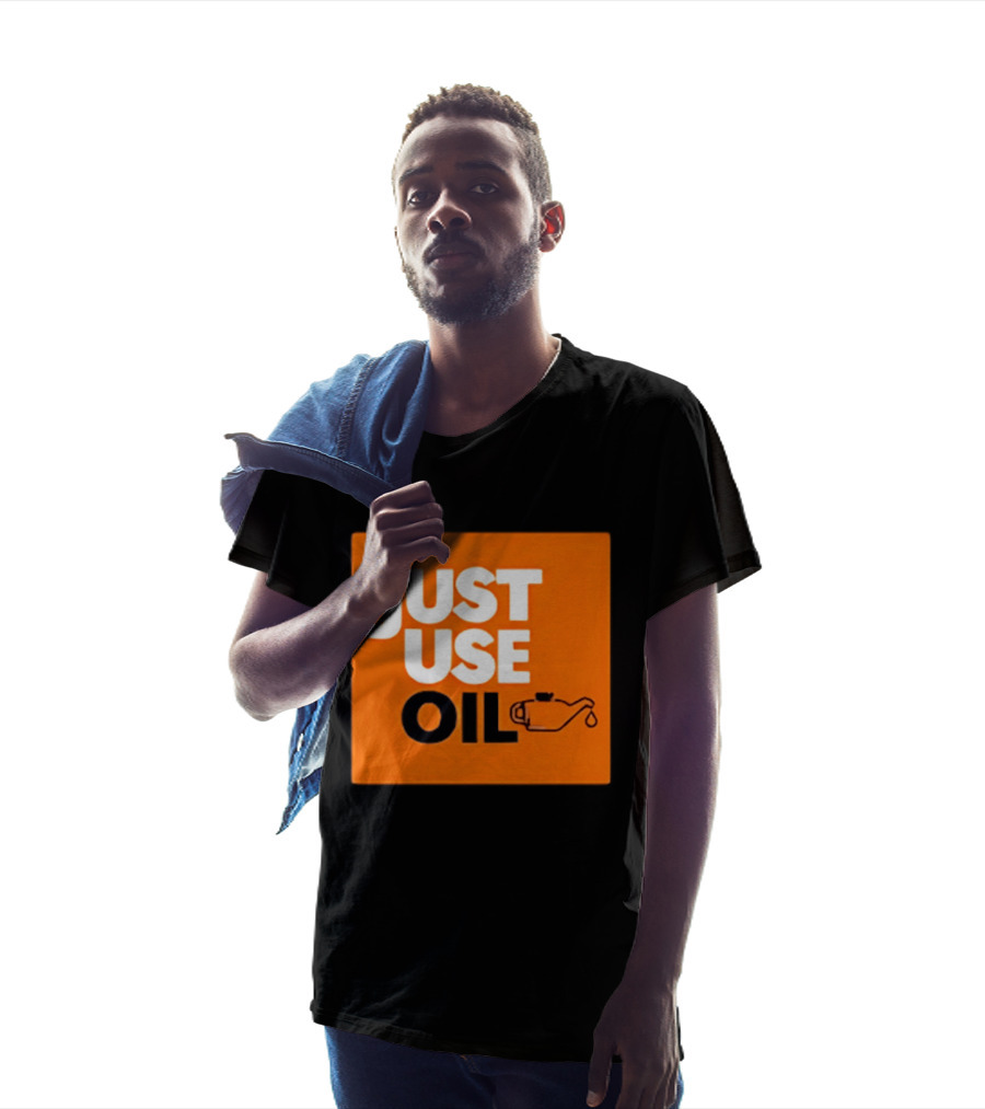 Just Use Oil Orange Oil Can T-Shirt