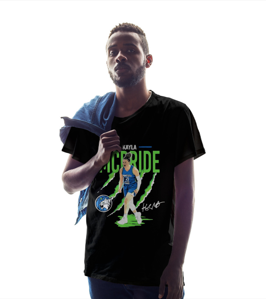 Kayla McBride Minnesota Lynx Mayo Clinic 21 Basketball T-Shirt