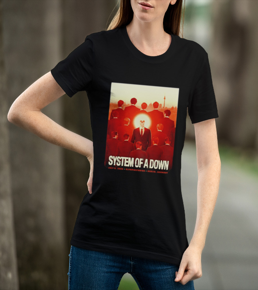 System Of A Down July 8 2026 Olympiastadion Berlin Germany Ghost Rider T-Shirt