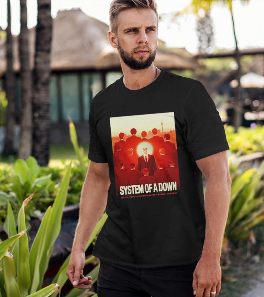 System Of A Down July 8 2026 Olympiastadion Berlin Germany Ghost Rider T-Shirt