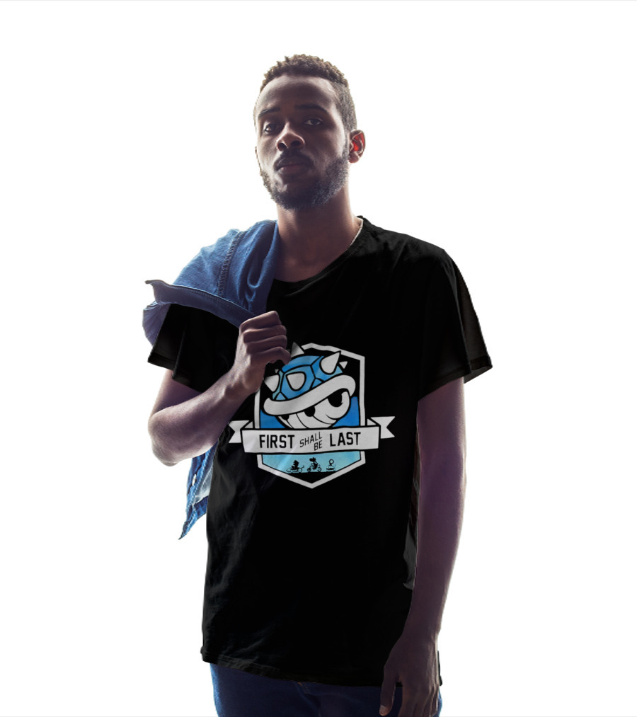 Mario Kart Blue Shell First Shall Be Last T-Shirt
