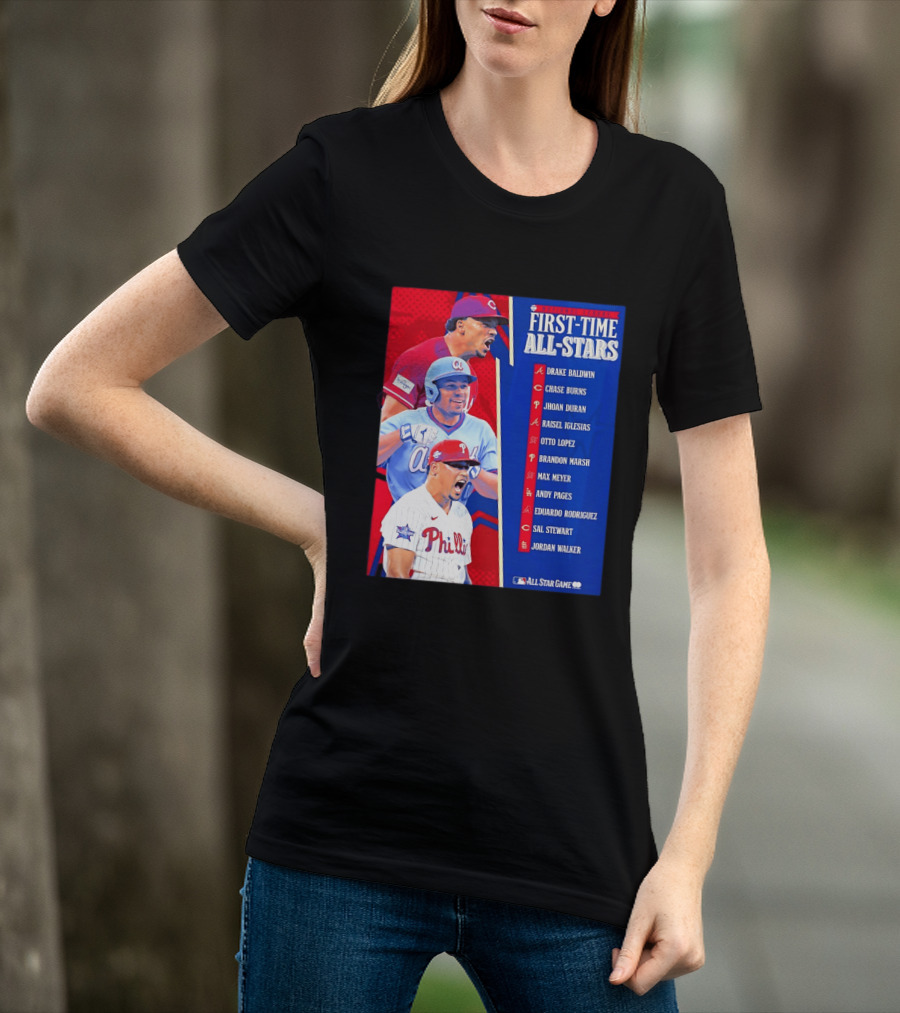 MLB National League First Time All Stars T-Shirt
