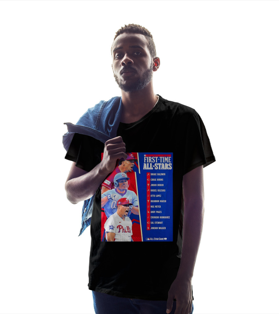 MLB National League First Time All Stars T-Shirt