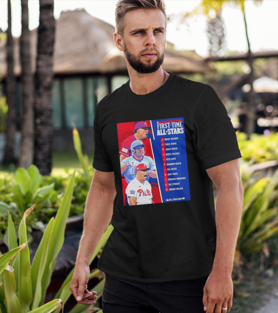 MLB National League First Time All Stars T-Shirt