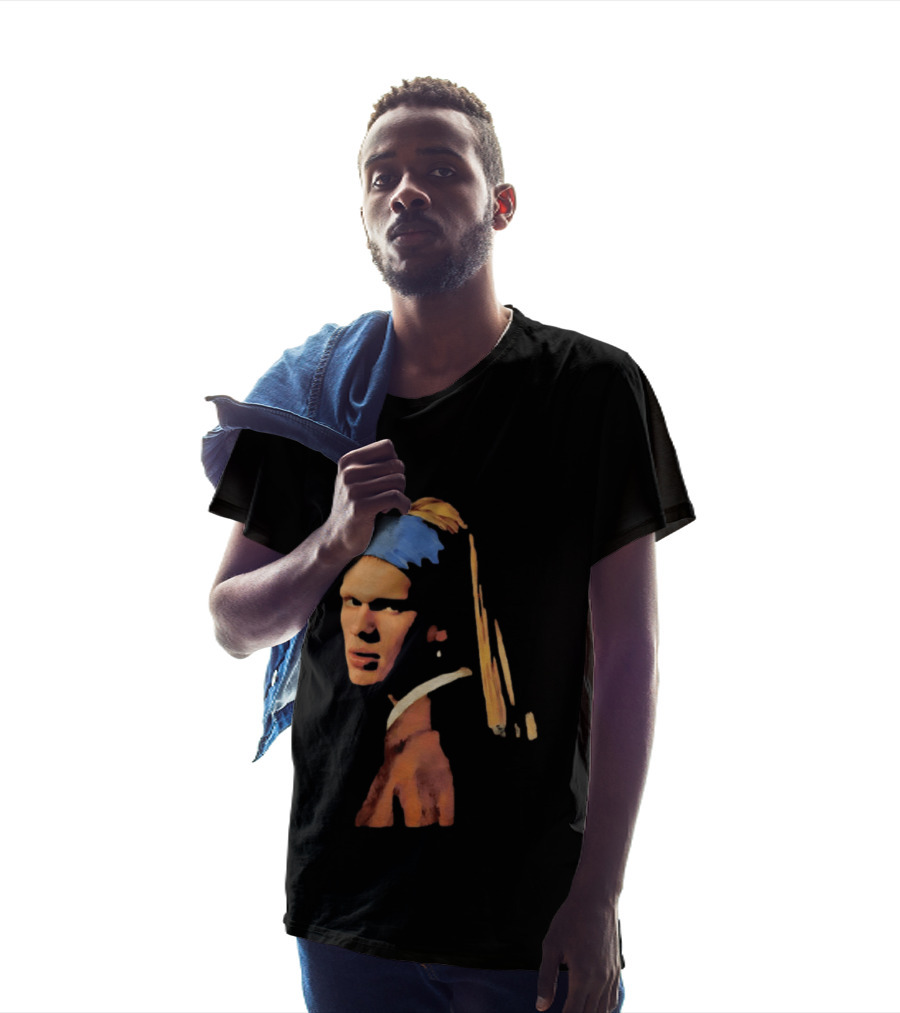 Norway Erling Haaland Girl With A Pearl Earring Meme T-Shirt